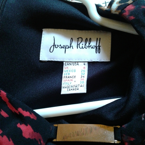 Joseph Ribcoff Animal Print Sleeveless Dress - Picture 3 of 5